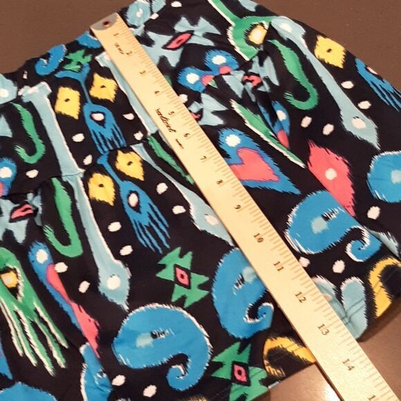 Crown & Ivy Kids Navy with Colorful Print Skort - Picture 7 of 9